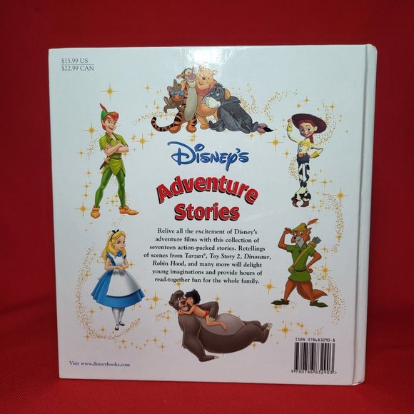 Disneys Adventure Stories Hardcover First Edition 2001 - Picture 5 of 13